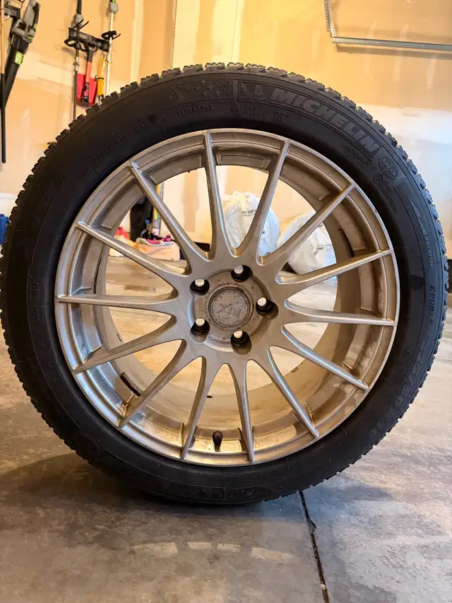 Audi / VW Winter Tires and Rims 5x112 - Set of 4 in Tires & Rims in Hamilton - Image 6