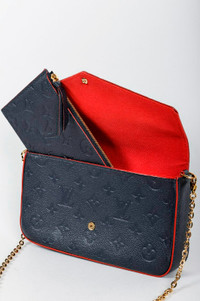 Louis Vuitton Félicie Pochette Monogram Empreinte Leather