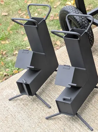 Rocket stove à énergie circulaire , spécial 130$, View more