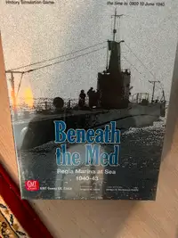 Beneath the Med wargame New in shrink