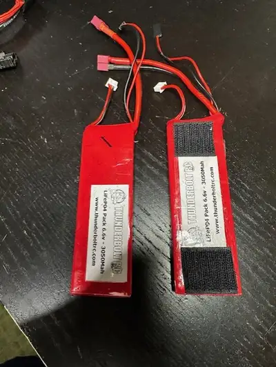 THUNDERBOLT RC LIFEPO4 PACK 6.6V BATTERIES FOR RC PLANE, View more