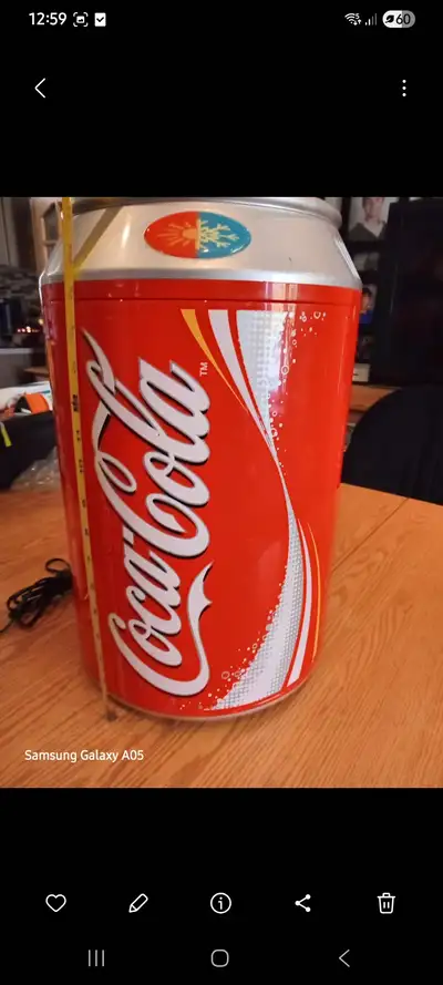 Coca-Cola mini fridge, View more