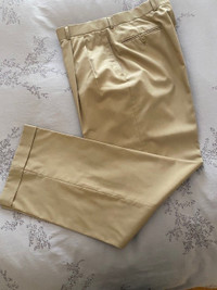 Men's spring/summer pant size 42R, 36W light beige