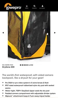 Camera gear bag (lowepro) 