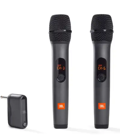 JBL Wireless Two Microphone System with Dual-Channel, View more