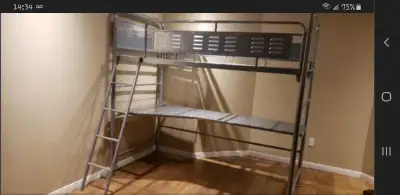 Lit superpose (bunk bed) avec table, View more