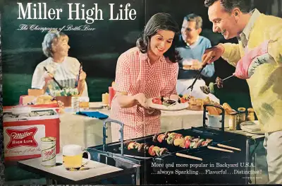 1965 Miller High Life 2-Pg Original Ad Free Shipping , View more