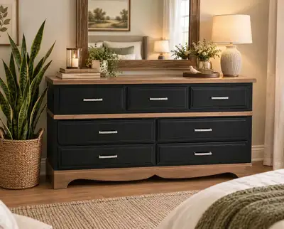 Solid Wood 7-Drawer Dresser, View more