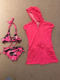 Girls Swimsuits, cover ups, water shoes