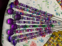 Colourful Jeweled Garden Stakes