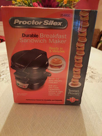 New Proctor Silex durable breakfast sandwich maker