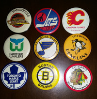 NHL Buttons 3.5 inch