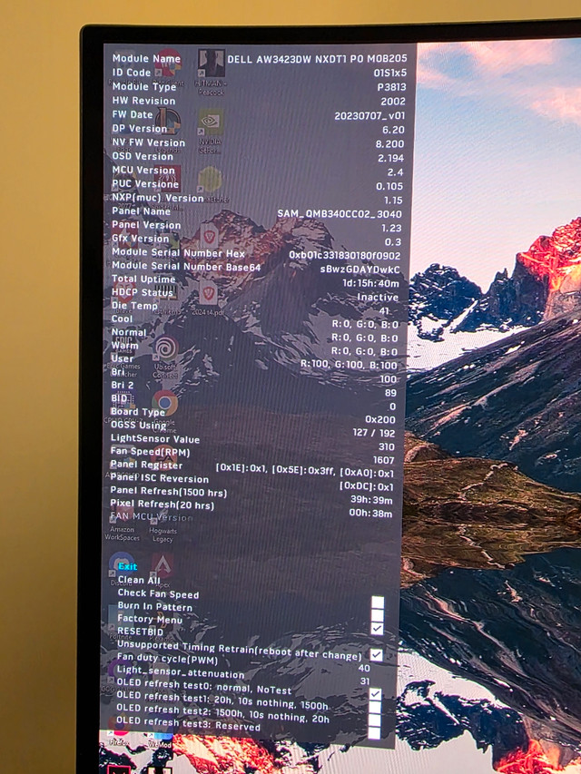 34 OLED Gaming monitor (Alienware) in Monitors in City of Toronto - Image 2