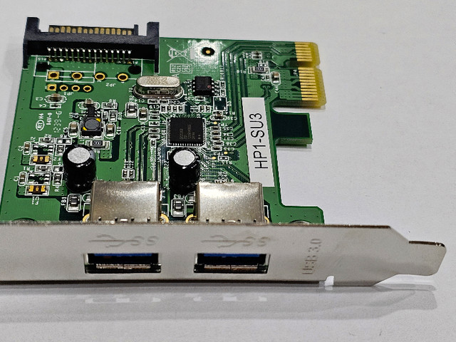 Mediasonic USB 3.0 Super Speed PCIe 2-Port Adapter Card in System Components in City of Toronto - Image 4