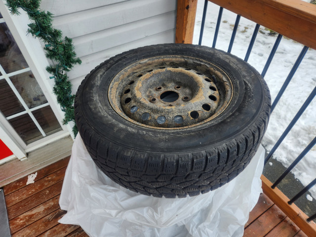 4 x Winter Tires on Rims 225/65R16 100T in Tires & Rims in Dartmouth - Image 4