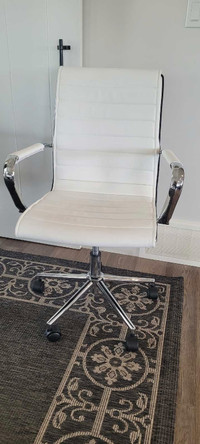 White/ Silver Desk Chair