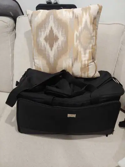 100% New, 100% Works. $35 LoDrid Large Cable File Bag with Inside Padded Bottom, DJ Bag with Multipl...