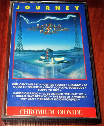 Cassette Tape :: Journey – Raised On Radio (CrO₂, Dolby) $6 Dollars a1 Girl Can't Help It a2 Positiv...