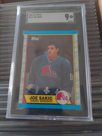 1989 Topps Joe Sakic RC- SGC 9
