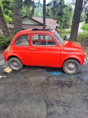 1963 Fiat 500 black