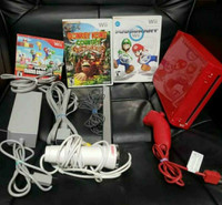 Wii 25th anniversary red mario bros wii console