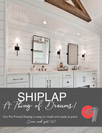 Shiplap - Stylish & Easy to Install - Wall Mouldings