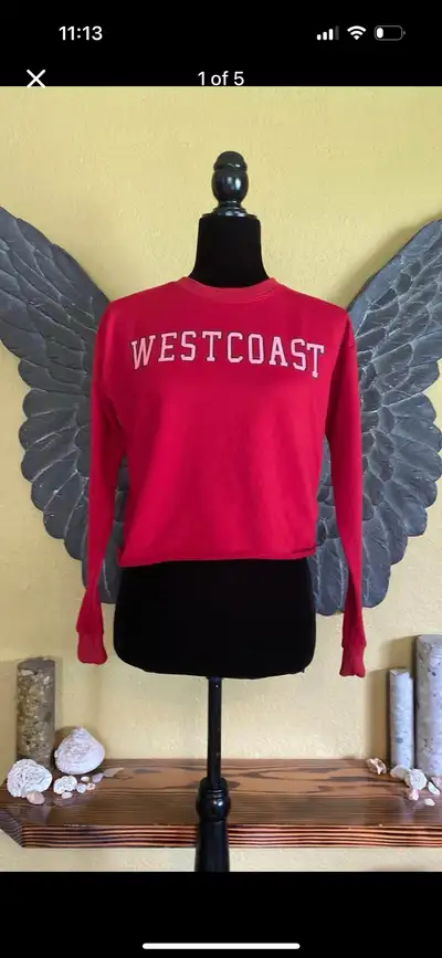 West Coast Cropped Sweater, View more