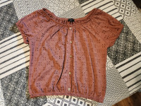 Women's country-styled top (size Medium) **hardly worn!**