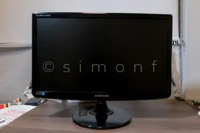 Samsung 1080p 60hz LED Monitor + VGA to HDMI Adapter, View more