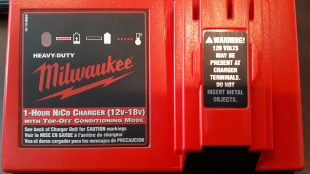 Lot of (2) Milwaukee 48-59-0255 12-18V NiCd Chargers; Louisbourg in Power Tools in Cape Breton - Image 3