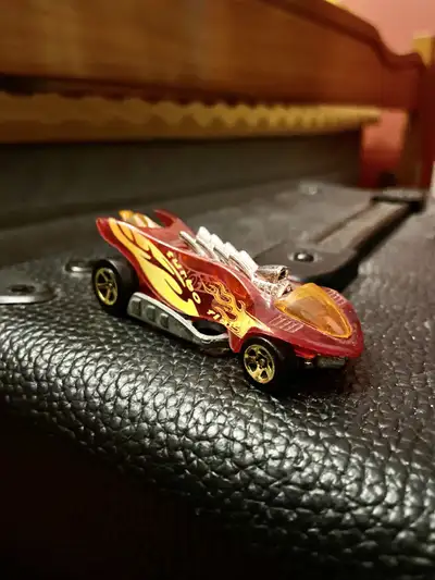 1995 Vintage Hot Wheels Turbo Flame Diecast Toy Car Red with Fla, View more