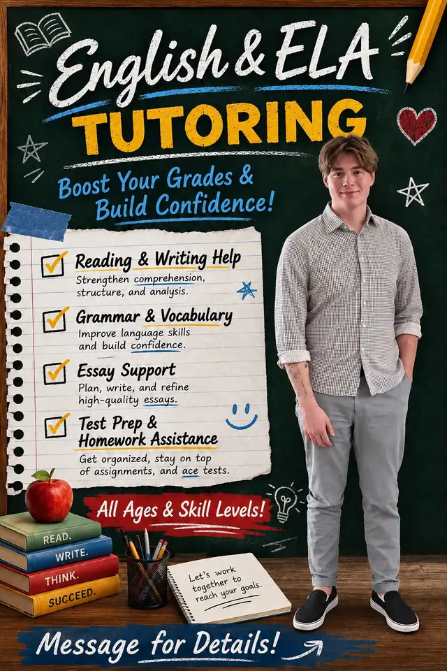 English & ELA Tutor