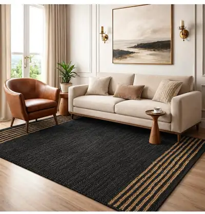 GRUHUM Jute Area Rug, View more