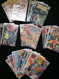 Comics-Large Lot (28) Comics
Bronze/Silver Age.New Price
