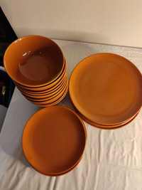 Set Stoneware Dinnerware Dishes Lot IKEA 