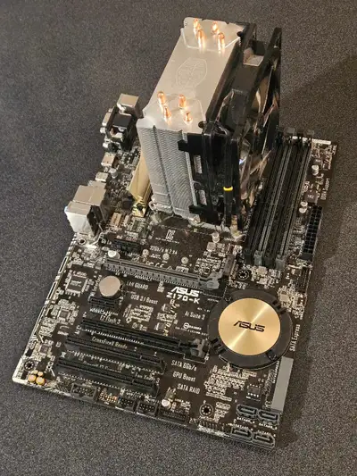 Motherboard ASUS Z170-K + Fan, View more