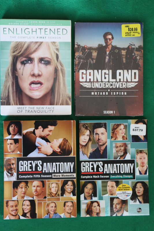 Enlightened 1, Grey's Anatomy 1-9,11, Gangland Undercover 1 in CDs, DVDs & Blu-ray in Calgary