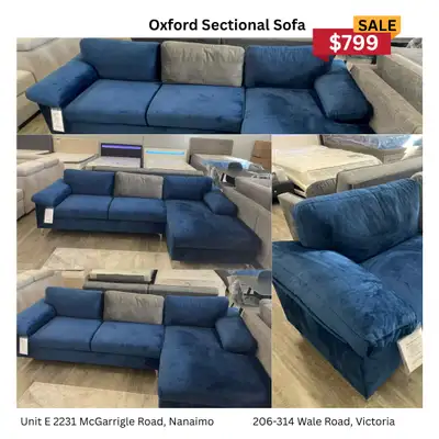 ️Blue Sectional Sofa for Only $799‼️, View more