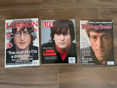 John Lennon - commemorative magazines, View more
