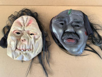 Halloween Masks - Old man and witch