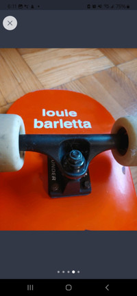 Louie Barletta scateboard 8" custom made barely used 100 obo Wat