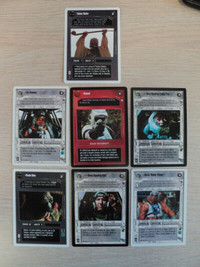 Star Wars Lot of 7 cards including Tusken Raider