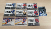 Lot de cartes de hockey