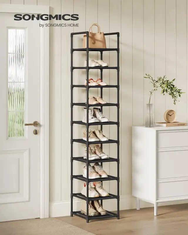 10-Tier Slim Shoe Storage Rack in Storage & Organization in Oshawa / Durham Region - Image 5