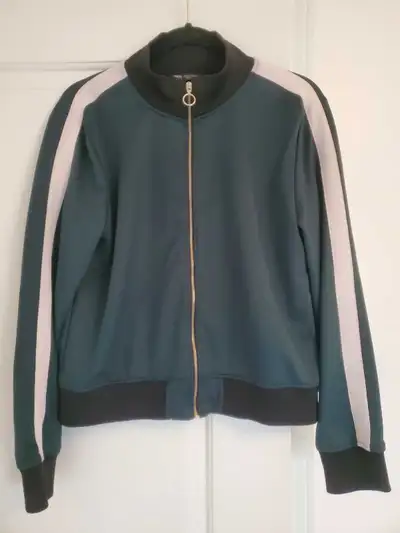 Zara Green sporty athleisure Track Jacket - women's XL, View more