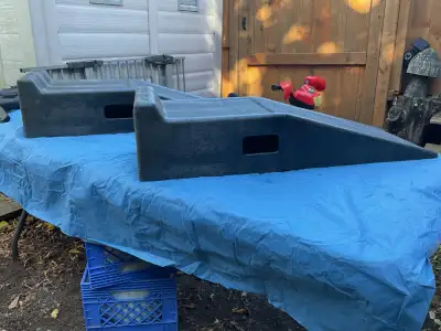These ramps have 12,000 GVW capacity. They are in like new condition and have never had a vehicle on...