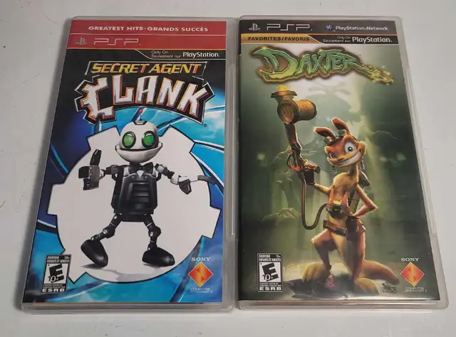PSP Dual Pack Secret Agent Clank & Daxter in Sony PSP & Vita in Barrie - Image 4