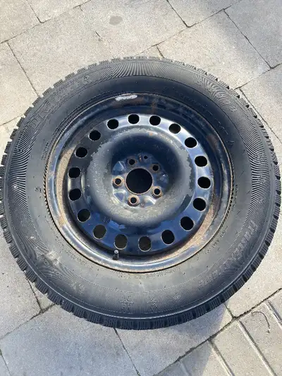 4 tires on rims, Westlake Frost Extreme 235/65R17 104T Condition: like new (see pics). They come on...