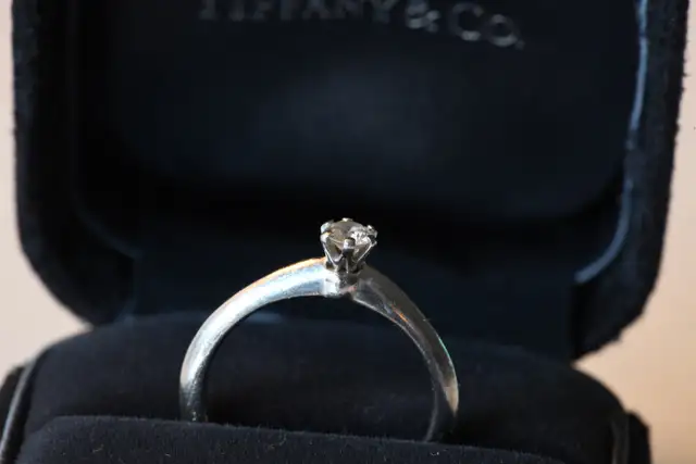 Tiffany & Co. Platinum Diamond Ring in Jewellery & Watches in Downtown-West End - Image 3