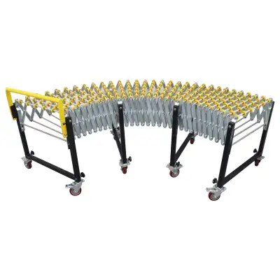 47-177’’Length Folding Retractable Conveyor Adjustable 230384, View more